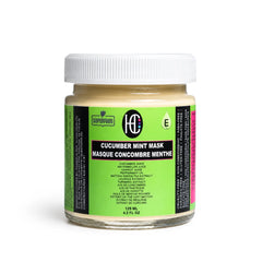 Mint Cucumber Face Mask – Weekly Soothing & Refreshing Treatment | Fresh Cucumber, Watermelon & Carrot Juice + Matcha, Turmeric & Peppermint | Hydrating with Vitamin E | 125mL