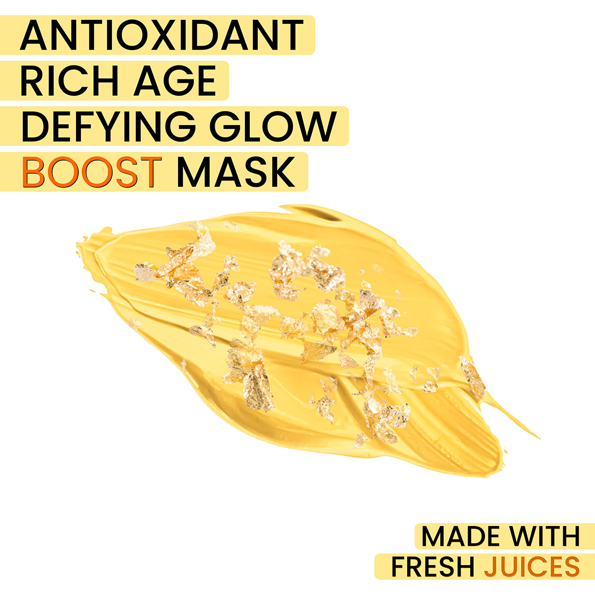 24K Gold Radiance Mask – Anti-Aging Weekly Face Mask | Fresh Carrot Juice, Matcha & Turmeric | Glutathione & Vitamin E | 125mL / 4.2 fl oz