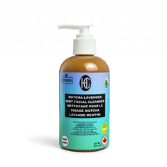 Matcha Lavender Mint Facial Cleanser – Hydrating Daily Face Wash with Plant-Based Extracts | Removes Dirt, Oil & Makeup | 237mL / 8 fl oz