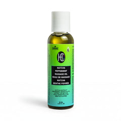 Matcha & Peppermint Massage Oil – Cooling, Relaxing & Hydrating | Vitamin E & Botanical Oils | 60mL