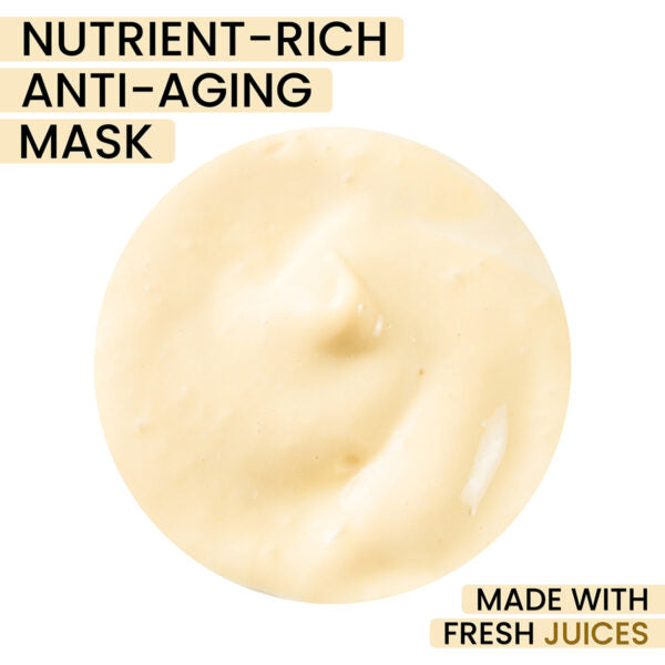 Anti-Aging Face Mask – Weekly Rejuvenating Treatment | Fresh Cucumber, Watermelon & Carrot Juice + Argireline + Niacinamide (Vitamin B3) + Vitamin E | 125mL