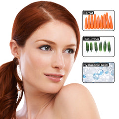 Carrot Hydro Cream – Daily Deep Hydration Face Cream | Fresh Carrot & Cucumber Juice + Hyaluronic Acid + Vitamins B5, C & E | 125mL