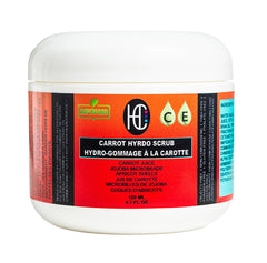 Carrot Hydro Scrub – Daily Face & Body Exfoliator | Fresh Carrot Juice + Jojoba Beads + Vitamin C & E | 120mL