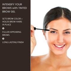 Tinted Brow Gel – Natural-Looking Definition & Fuller Brows | Water-Based, Long-Lasting Hold | 8ml / 0.28 fl oz