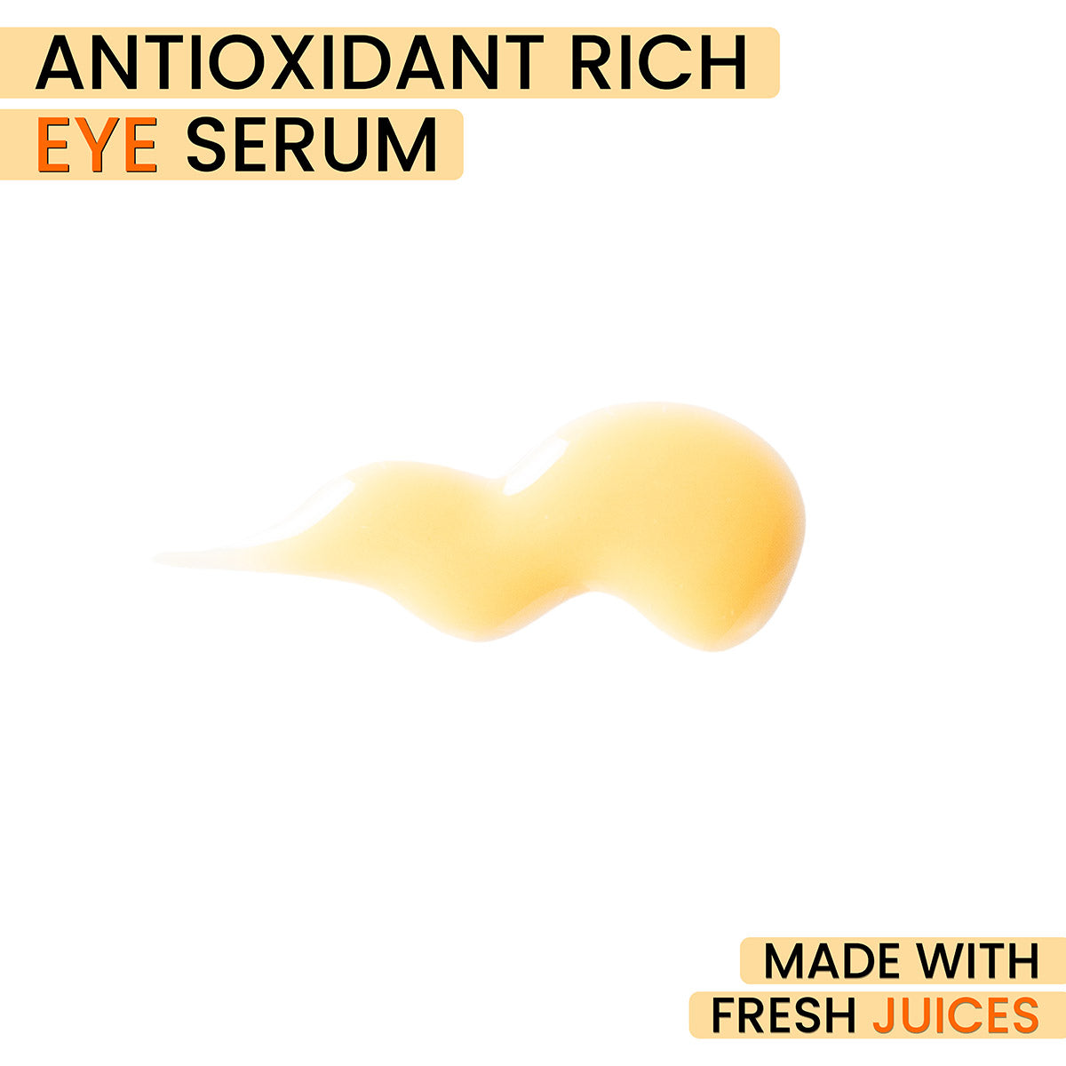 Watermelon & Sea Buckthorn Brightening Eye Serum – Reduces Dark Circles & Puffiness | Vitamin C + Caffeine Boost
